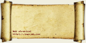 Blagoje Bzeničanin vizit kartica